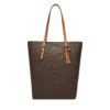 Дамска чанта MICHAEL Michael Kors Quinn 30S5GQNT3B Кафяв цвят на ниска цена