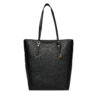 Дамска чанта MICHAEL Michael Kors Quinn 30S5GQNT3L Черен цвят на ниска цена