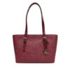 Дамска чанта MICHAEL Michael Kors Quinn 30T5GQNT2V Бордо цвят на ниска цена