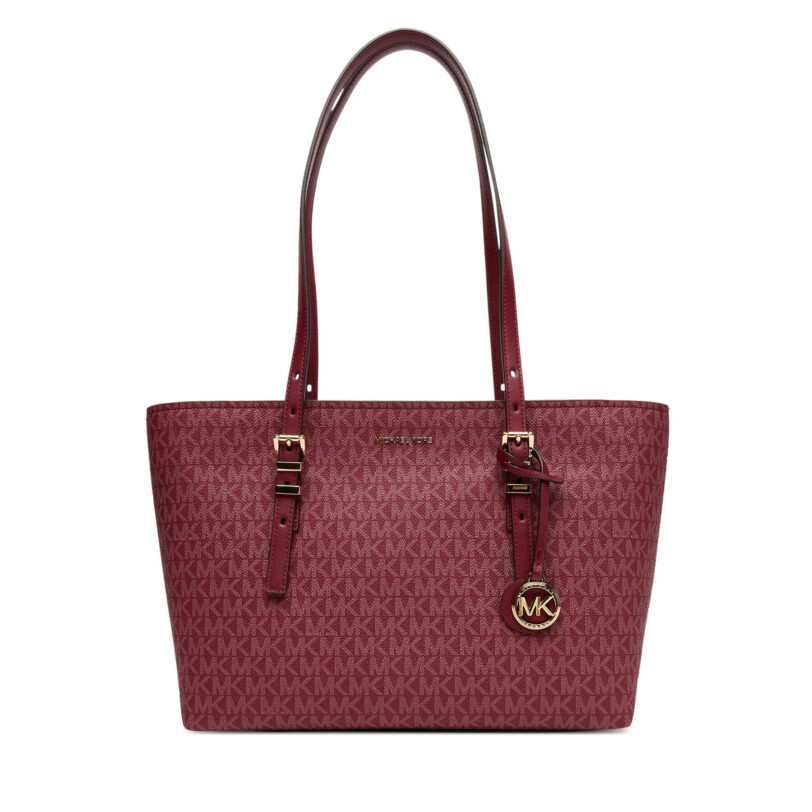 Дамска чанта MICHAEL Michael Kors Quinn 30T5GQNT2V Бордо цвят на ниска цена