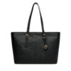 Дамска чанта MICHAEL Michael Kors Quinn 30T5GQNT9L Черен цвят на ниска цена