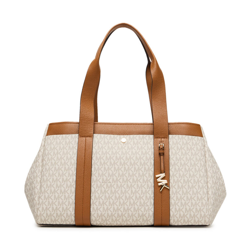 Дамска чанта MICHAEL Michael Kors Romee 30T5G1ZT7B Бежов цвят на ниска цена