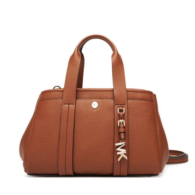 Дамска чанта MICHAEL Michael Kors Romee XS 32T5G1ZC1L Кафяв цвят на ниска цена