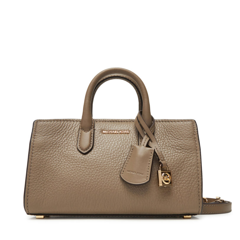Дамска чанта MICHAEL Michael Kors Scarlett 32F4GETC0L Бежов цвят на ниска цена
