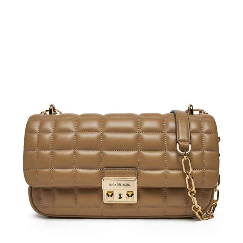 Дамска чанта MICHAEL Michael Kors Tribeca 30R4G2RL7L Кафяв цвят на ниска цена