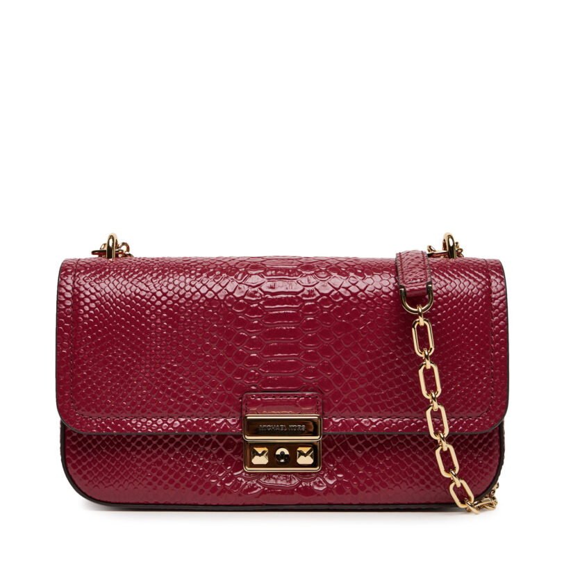 Дамска чанта MICHAEL Michael Kors Tribeca 30T5G2RL7L Бордо цвят на ниска цена