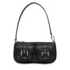Дамска чанта MICHAEL Michael Kors Zoe 32S5SZCU1V Черен цвят на ниска цена