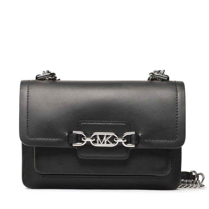 Дамска чанта Michael Kors Heather 32S2S7HC0L Черен цвят на ниска цена