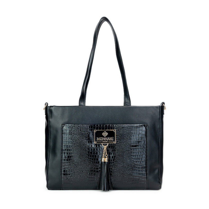 Дамска чанта Monnari BAG4120-020 Черен цвят на ниска цена
