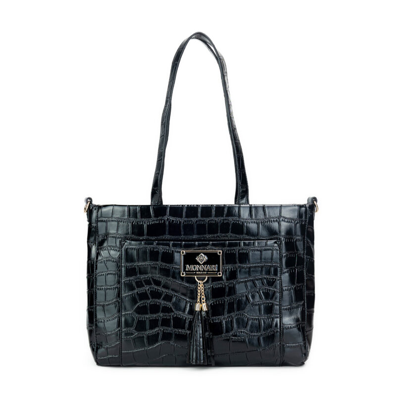 Дамска чанта Monnari BAG4120 Черен цвят на ниска цена