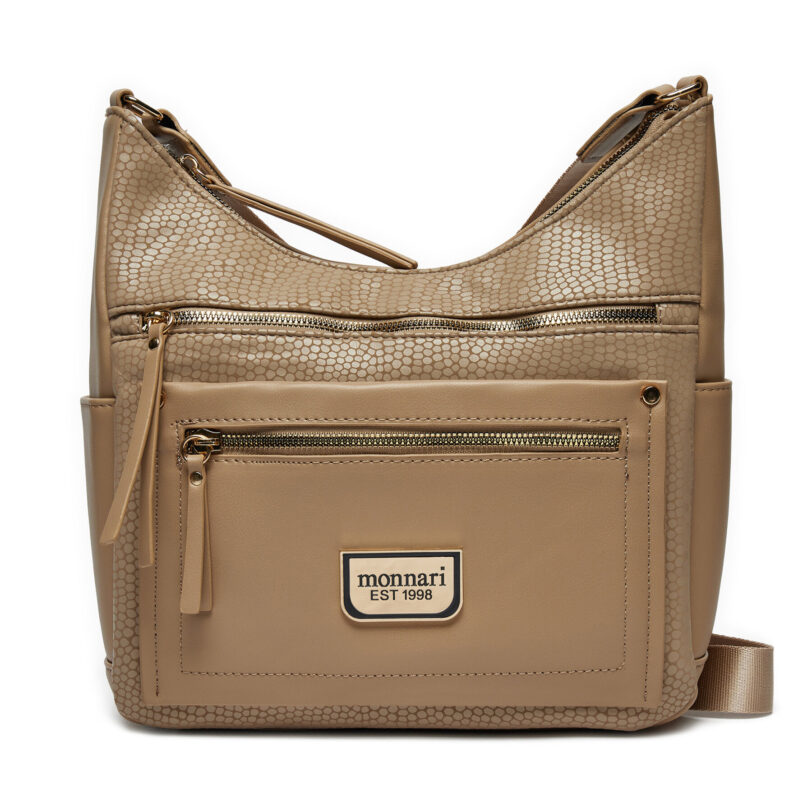 Дамска чанта Monnari BAG5920 Бежов цвят на ниска цена