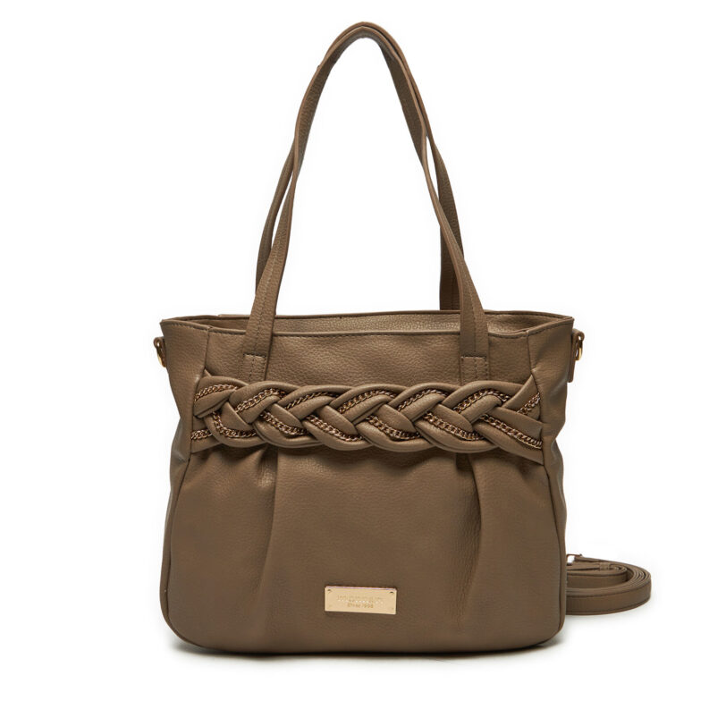 Дамска чанта Monnari TORIMP0-24Z-BAG5460-K015D000-R00 Кафяв цвят на ниска цена