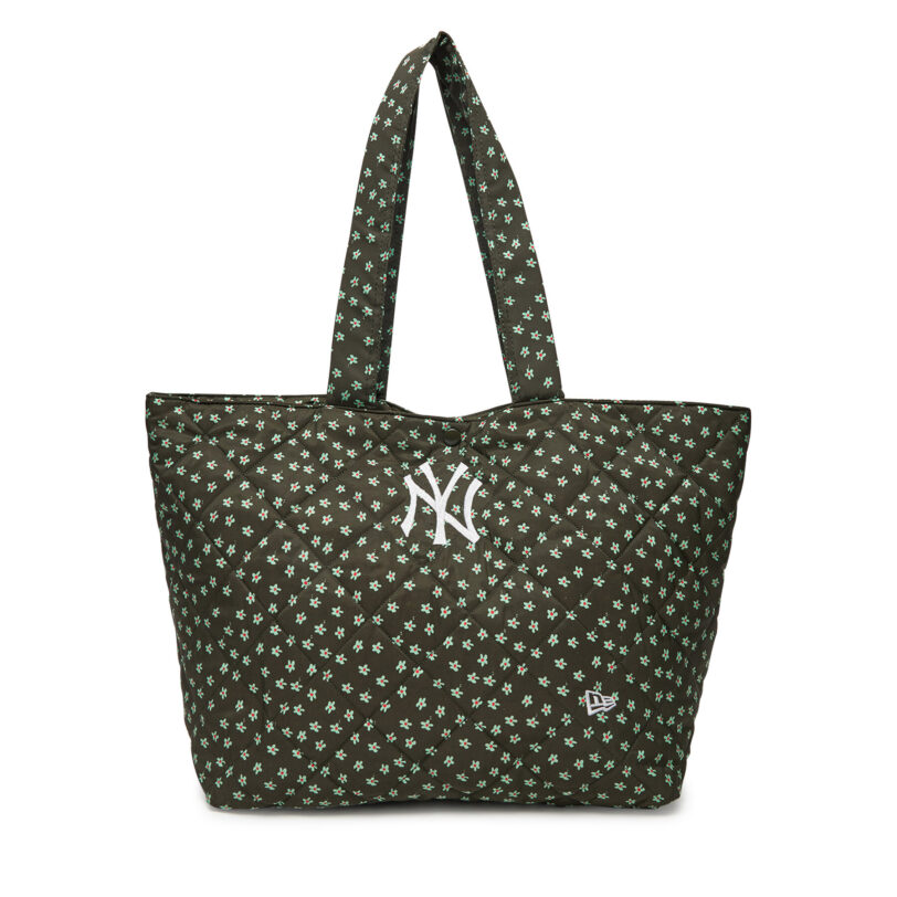Дамска чанта New Era New York Yankees MLB Quilted Tote 60595121 Зелен цвят на ниска цена