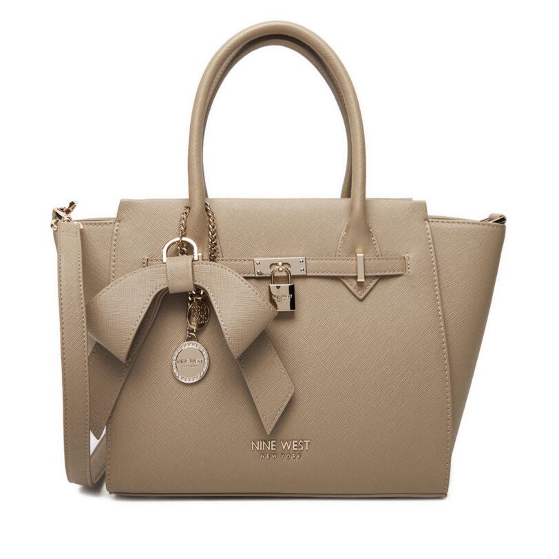 Дамска чанта Nine West CEO-Chelsea-Charm-II-LX10185 Бежов цвят на ниска цена