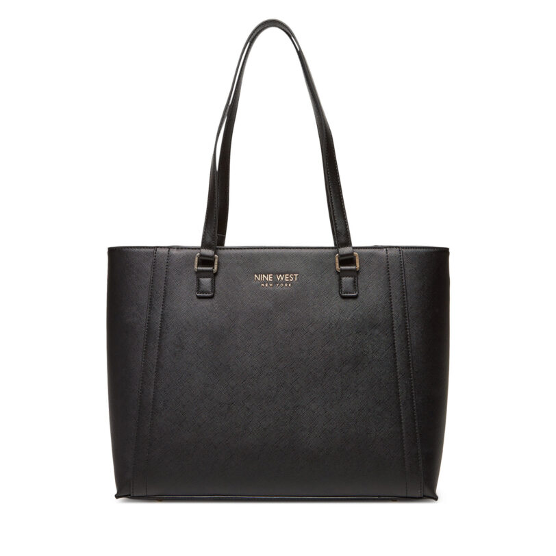Дамска чанта Nine West CEO-Midtown Maven-LX9844 Черен цвят на ниска цена