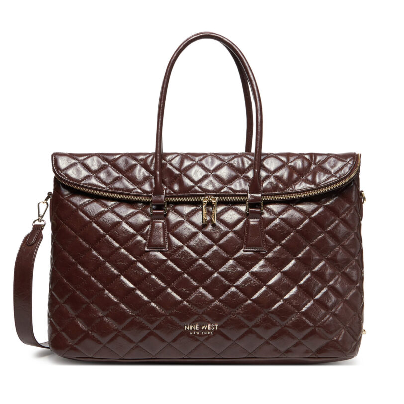 Дамска чанта Nine West CEO-SOPHIA-LA374-4066 Кафяв цвят на ниска цена
