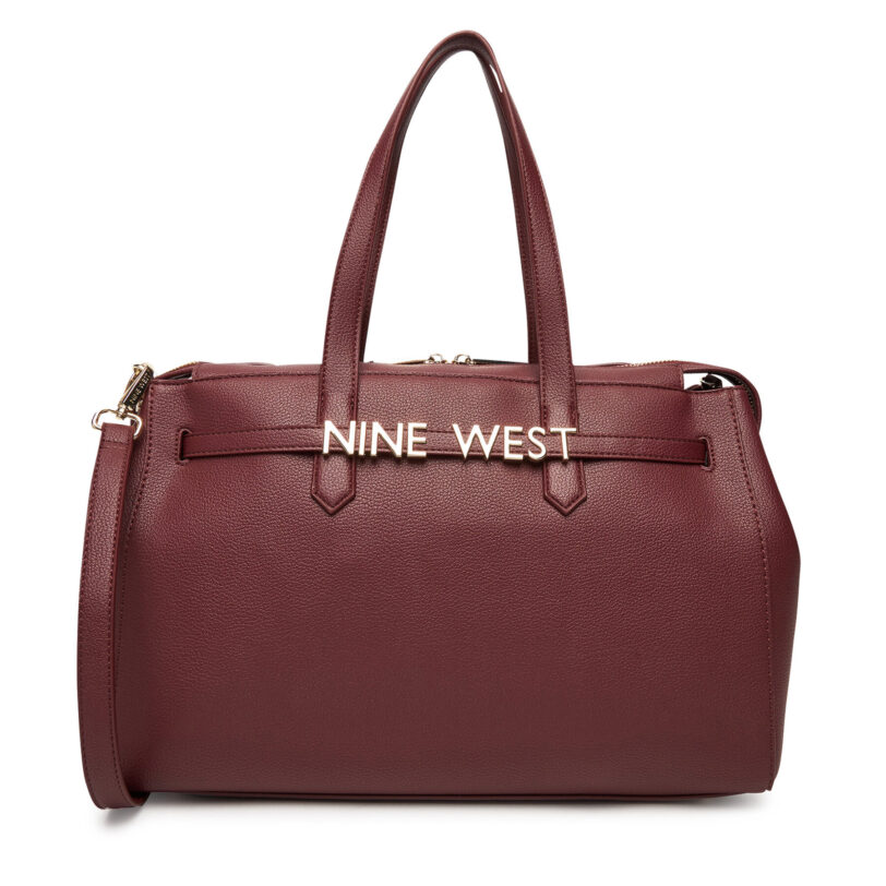 Дамска чанта Nine West EO-Manhattan-Muse-I-LX10192 Бордо цвят на ниска цена