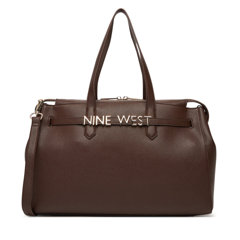 Дамска чанта Nine West EO-Manhattan-Muse-I-LX10192 Кафяв цвят на ниска цена
