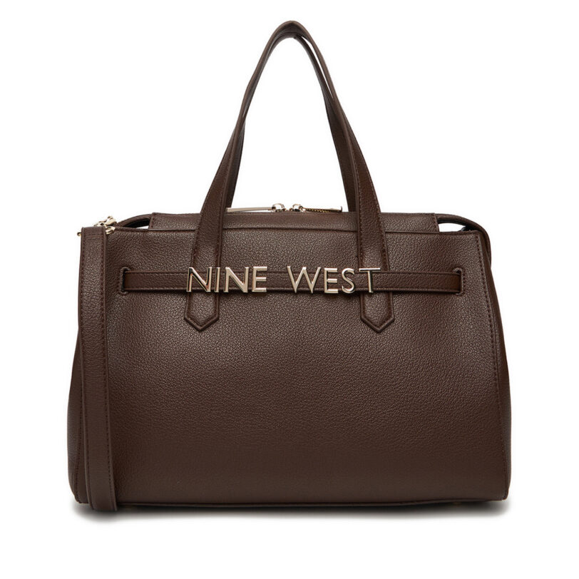 Дамска чанта Nine West EO-Manhattan-Muse-II-LX10197 Кафяв цвят на ниска цена