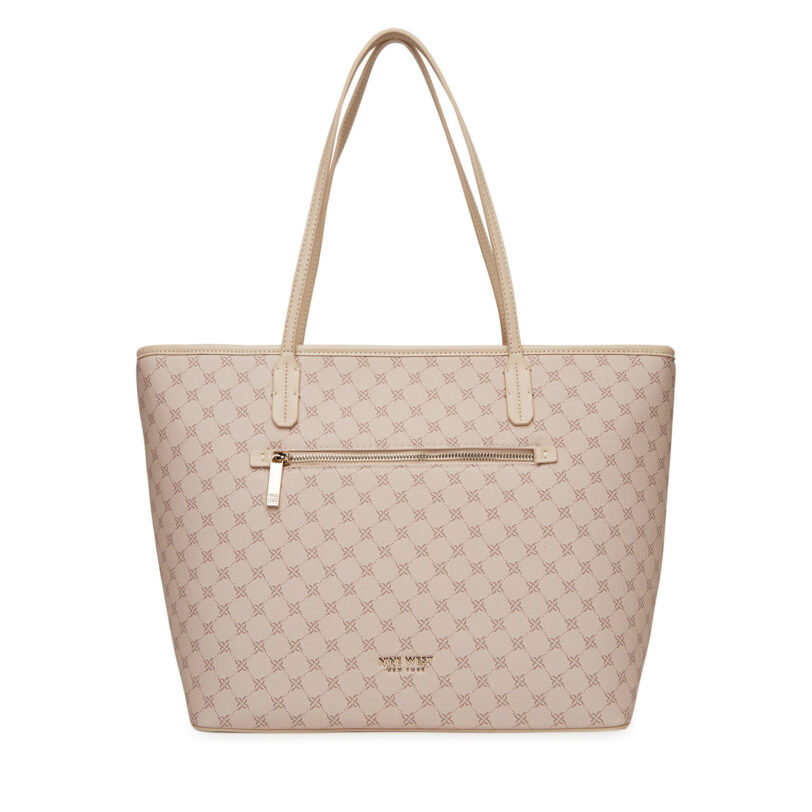 Дамска чанта Nine West JH6389-NW Бежов цвят на ниска цена