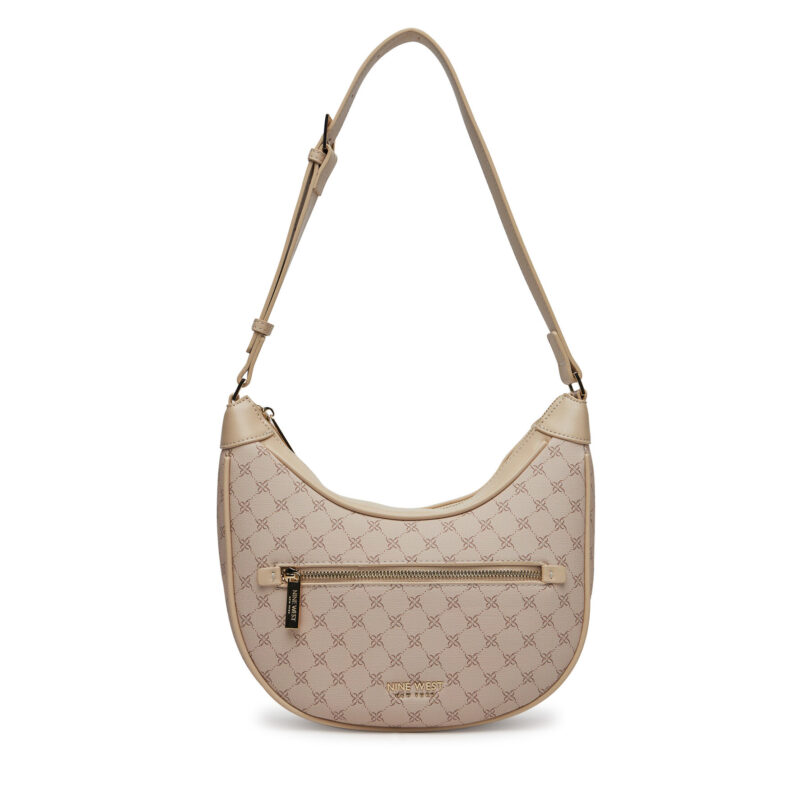 Дамска чанта Nine West JH6391-NW Бежов цвят на ниска цена