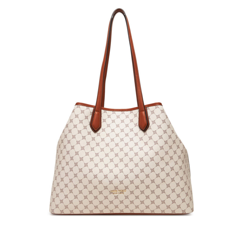 Дамска чанта Nine West JH6777-NW Бежов цвят на ниска цена
