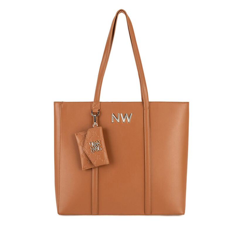 Дамска чанта Nine West LX10047 Кафяв цвят на ниска цена