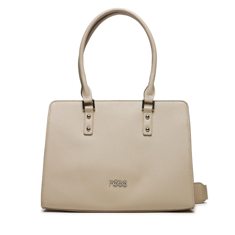 Дамска чанта Nobo NBAG-P2280-CM00 Екрю цвят на ниска цена