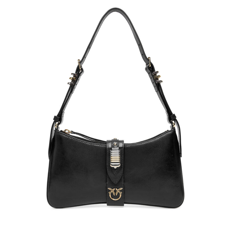 Дамска чанта PINKO Arthemis Shoulder Mini AI 24-25 PLTT 103512 A29V Черен цвят на ниска цена