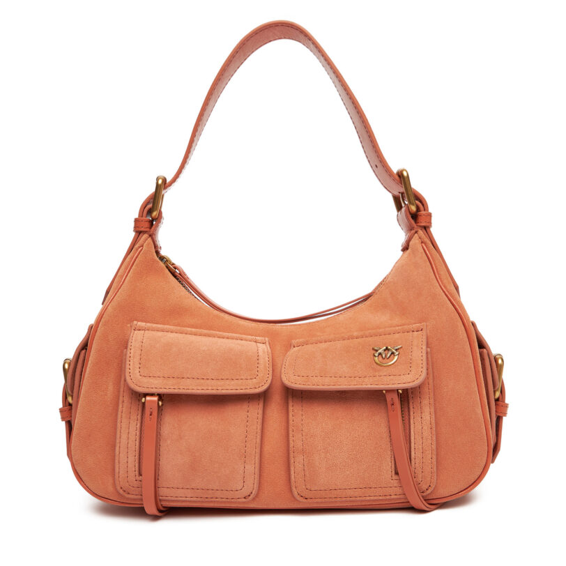 Дамска чанта PINKO Cargo Bag Classic PE 25 PLTT 102794 A29N Оранжев цвят на ниска цена