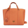 Дамска чанта PINKO Carrie Shopper Classic AI 24-25 PLTT 102833 Оранжев цвят на ниска цена