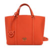 Дамска чанта PINKO Carrie Shopper Classic AI 24-25 PLTT 102833 Червен цвят на ниска цена
