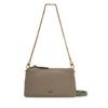 Дамска чанта PINKO Double Mini Al 25-26 PLTT 105359 A0QO Сив цвят на ниска цена