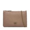 Дамска чанта PINKO Flat Classic AI 23-24 PCPL 100455 A0F1 Бежов цвят на ниска цена