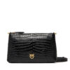 Дамска чанта PINKO Flat Horizontal Mini AI 25-26 104277 A2OH Черен цвят на ниска цена