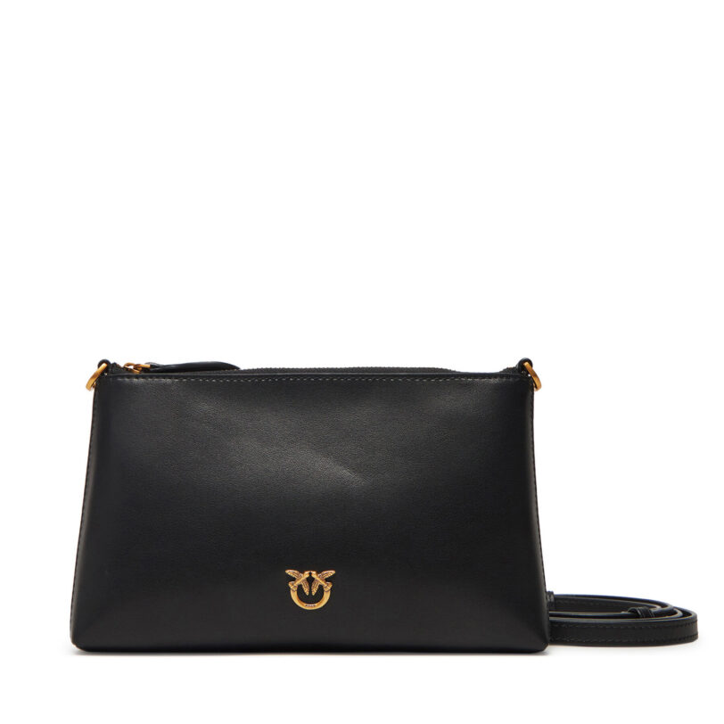 Дамска чанта PINKO Flat Horizontal Mini PE 25 PCPL 104277 A0F1 Черен цвят на ниска цена