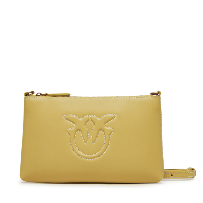 Дамска чанта PINKO Flat Horizontal Mini PE 25 PCPL 104277 A2AN Зелен цвят на ниска цена