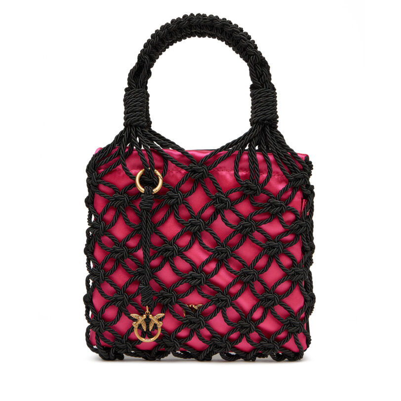 Дамска чанта PINKO Handbag Mini Pe 25 Pltt 105165 A2L9 Черен цвят на ниска цена