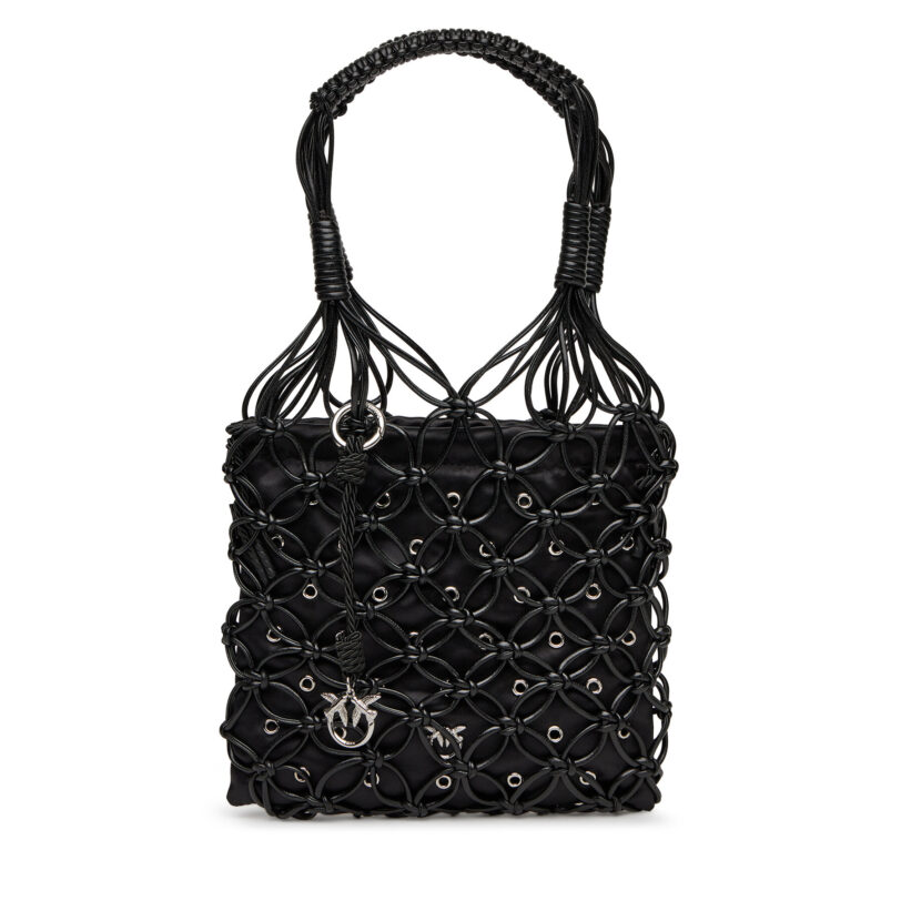 Дамска чанта PINKO Handbag Mini Pe 25 Pltt 105165 A2LA Черен цвят на ниска цена