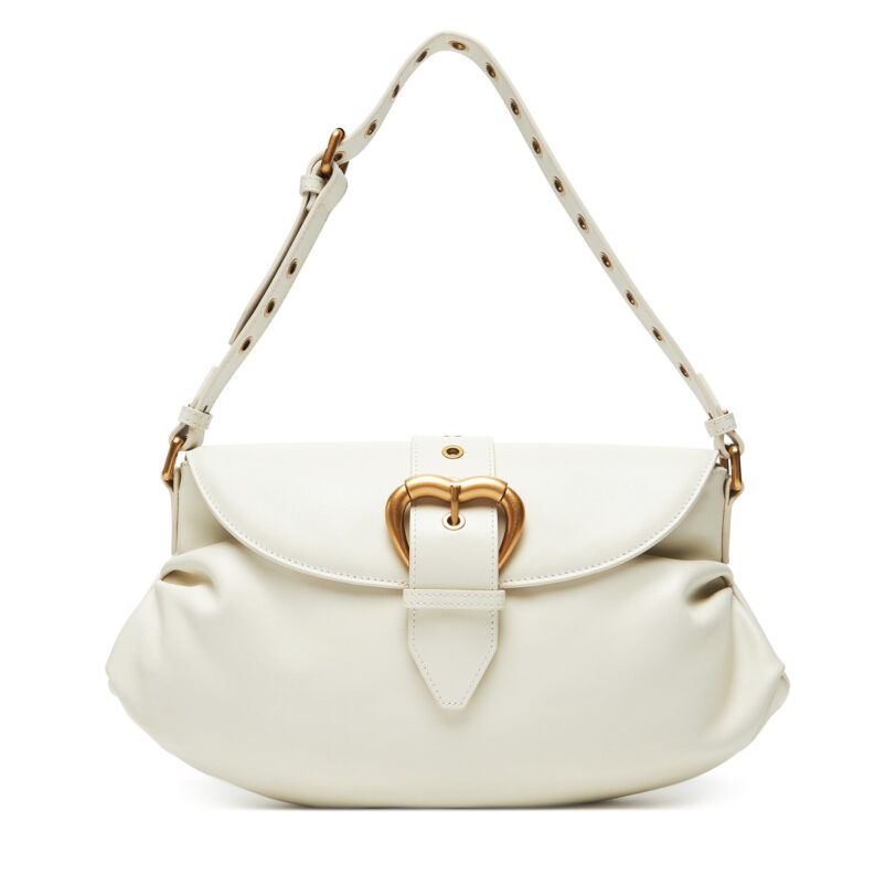 Дамска чанта PINKO Jolene Shoulder Classic PE 25 PLTT 102801 A270 Бял цвят на ниска цена
