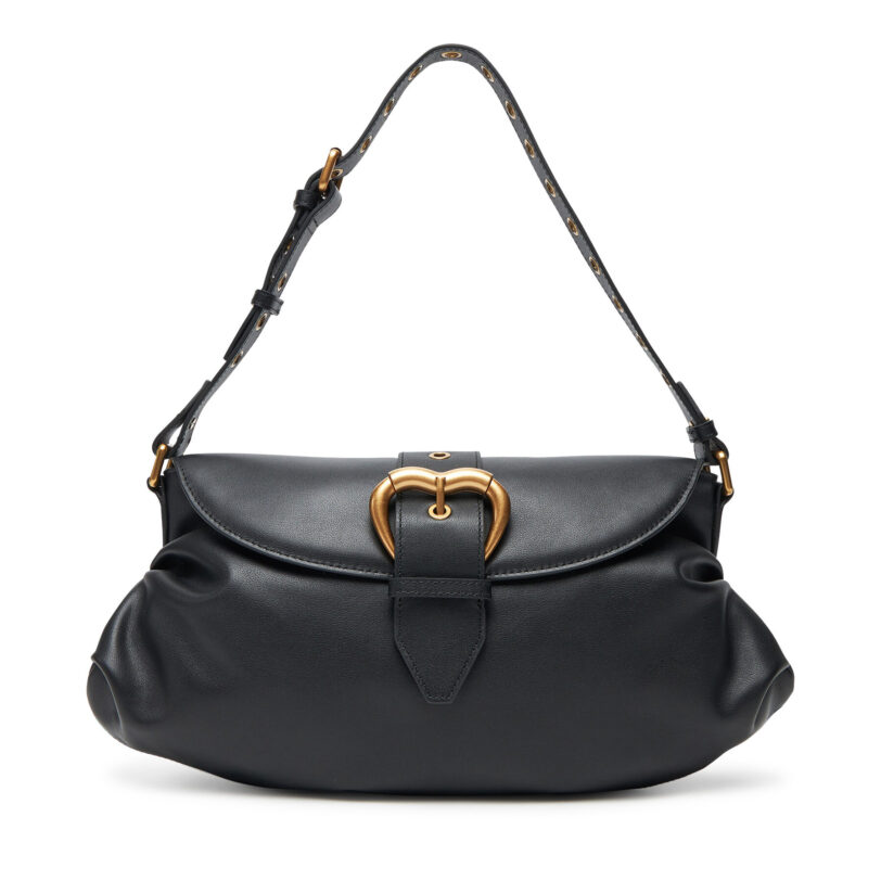 Дамска чанта PINKO Jolene Shoulder Classic PE 25 PLTT 102801 A270 Черен цвят на ниска цена