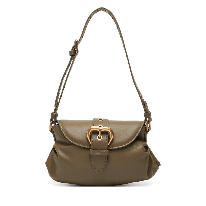 Дамска чанта PINKO Jolene Shoulder Mini PE 25 PLTT 102802 A270 Зелен цвят на ниска цена