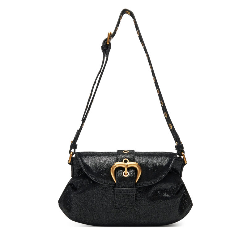 Дамска чанта PINKO Jolene Shoulder Mini PE 25 PLTT 102802 A27K Черен цвят на ниска цена