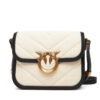 Дамска чанта PINKO Love Box Bag Fl Mini PE 25 PLTT 104297 A2C7 Бежов цвят на ниска цена
