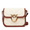 Дамска чанта PINKO Love Box Bag Fl Mini PE 25 PLTT 104297 A2C7 Бежов цвят на ниска цена