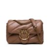 Дамска чанта PINKO Love Mini Puff Cl AI 23-24 PLTT 100039 A0F2 Бежов цвят на ниска цена