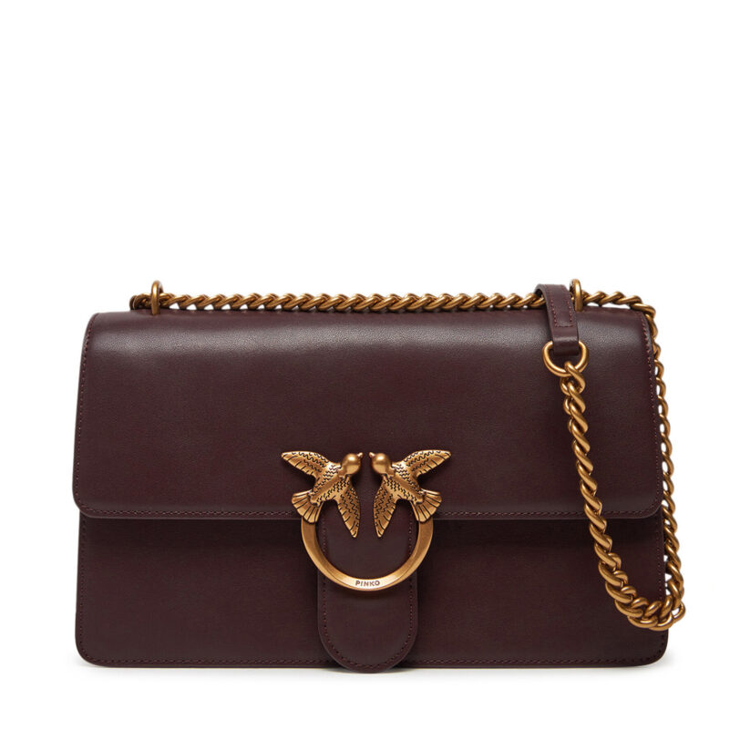 Дамска чанта PINKO Love One Classic Dc PE 25 PCPL 100941 A0F1 Виолетов цвят на ниска цена
