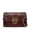 Дамска чанта PINKO Love One Classic Light Dc PE 25 PLTT 104549 A26Z Бордо цвят на ниска цена