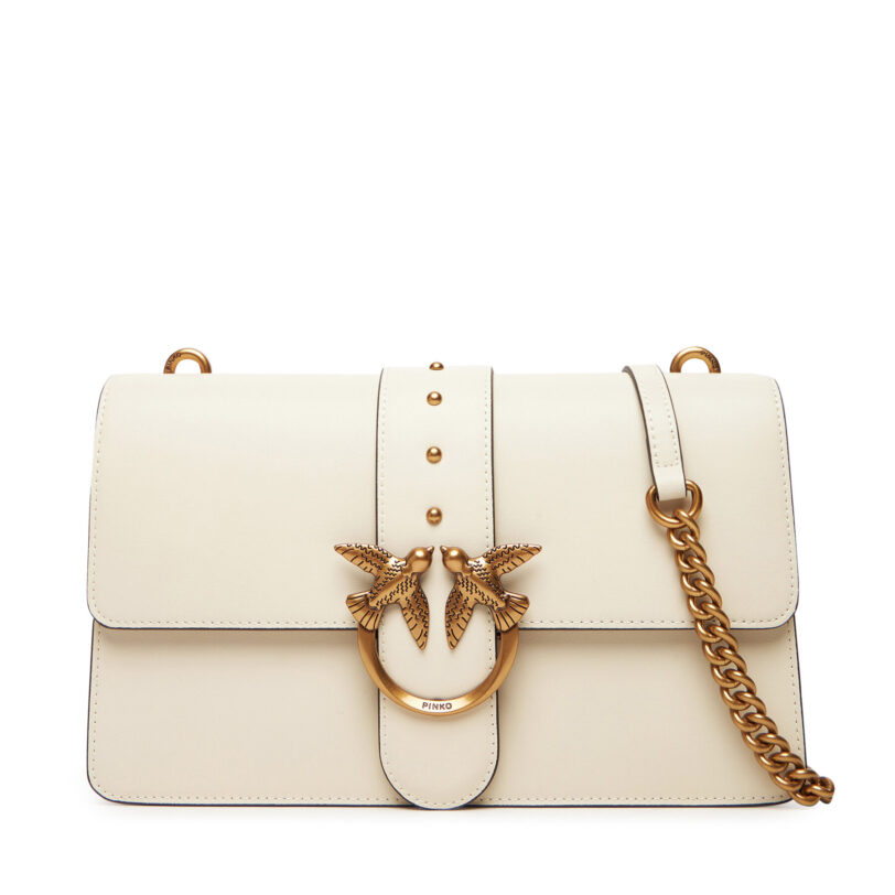Дамска чанта PINKO Love One Classic ST.CL Al 25-26 PLTT 105857 A0F1 Бял цвят на ниска цена