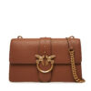 Дамска чанта PINKO Love One Classic ST.CL Al 25-26 PLTT 105857 A0F1 Кафяв цвят на ниска цена